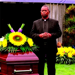 Pastor At Funeral Service PNG Hlc PNG