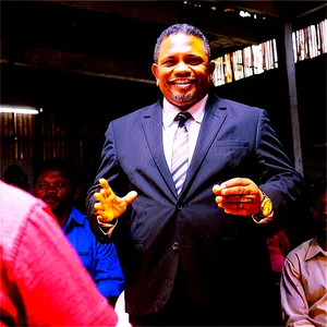 Pastor At Revival Meeting PNG 98