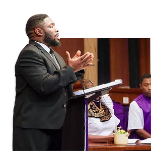 Pastor Giving Sermon PNG 19 PNG