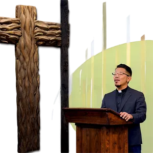 Pastor Giving Sermon PNG Hto61 PNG