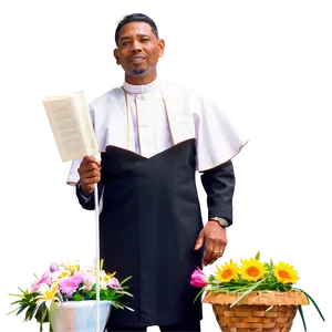 Pastor In Easter Service Png 7 PNG image