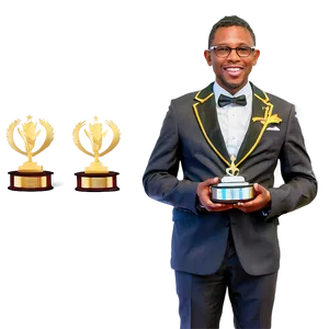 Pastor With Awards PNG 60