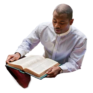 Pastor With Holy Book PNG 54