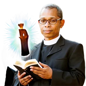 Pastor With Holy Book PNG 72 PNG