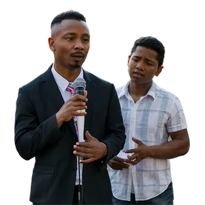 Pastor With Worship Team PNG 06272024