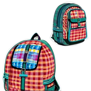 Patchwork Backpack PNG 26 PNG