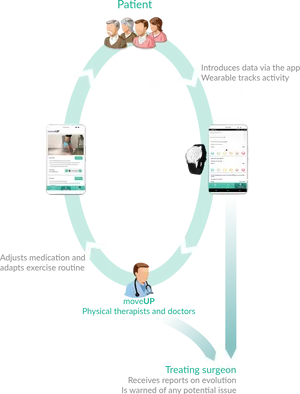 Patient Centric Healthcare Cycle Infographic PNG image