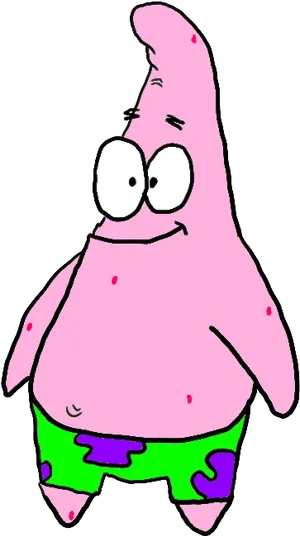 Patrick Star Cartoon Character PNG image
