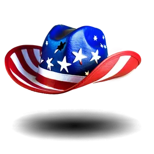 Patriotic Cowgirl Hat Png 06132024 PNG image