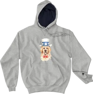 Patriotic Dog Hoodie PNG