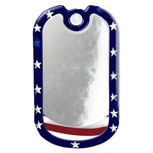 Patriotic Dog Tag PNG 06122024