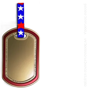 Patriotic Dog Tag PNG 87