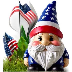 Patriotic Garden Gnome Png Ilm PNG image