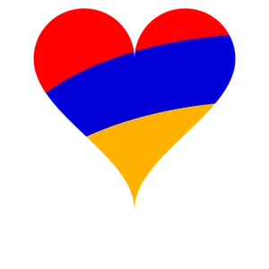 Patriotic Heart Armenia Graphic