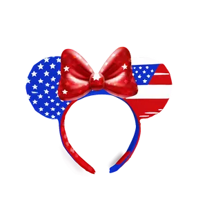 Patriotic Minnie Mouse Ears PNG Oqi90 PNG