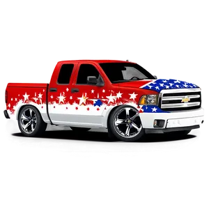 Patriotic Pickup Truck Png 67 PNG image