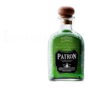 Patron Estate Release Bottle PNG Cbo PNG