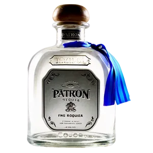 Patron Silver Tequila Clear Bottle PNG 18 PNG