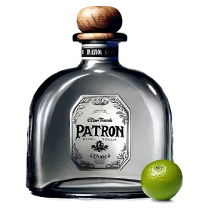 Patron Silver Tequila Elegance PNG 4 PNG