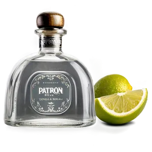 Patron Silver Tequila Elegance PNG Wbq PNG