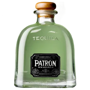 Patron Tequila Distillery Bottle PNG Wvu