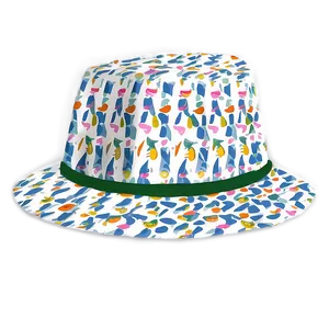 Patterned Fishing Hat PNG Ier