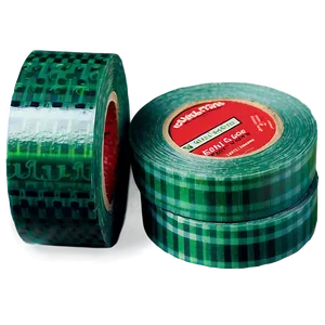 Patterned Green Tape Png 06282024 PNG image