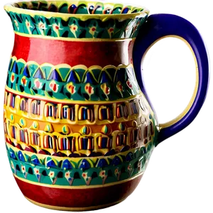 Patterned Vase PNG 05252024