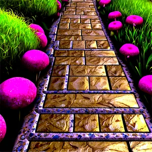 Paving Stones Garden Path PNG Wbn13 PNG