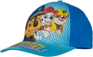 Paw Patrol Character Printed Cap PNG