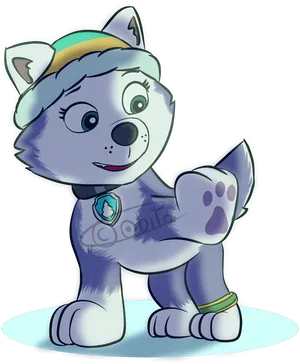 Paw Patrol Everest Clipart PNG image