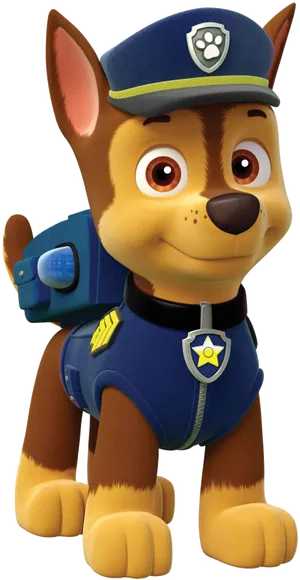 Paw Patrol Police Pup Character PNG image