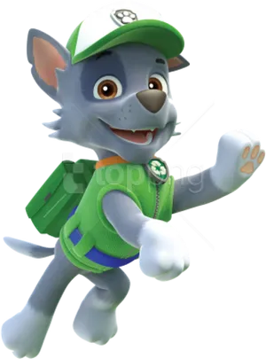Paw Patrol Rocky Clipart PNG image