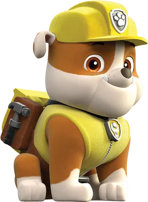 Paw Patrol Rubble Clipart PNG image