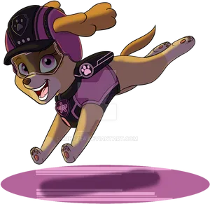 Paw Patrol Skye Flying Clipart PNG image