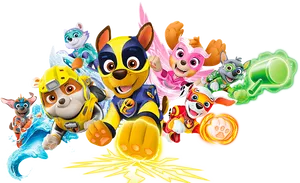 Paw Patrol Team Action Pose