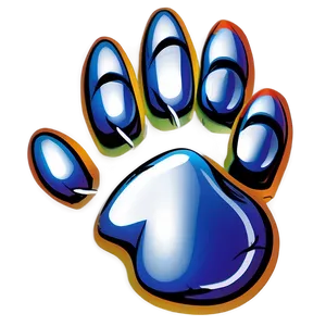 Paw Print With Claws Png Tqq10 PNG image