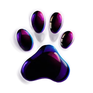 Paw Print With Shadow Png Ebt PNG image