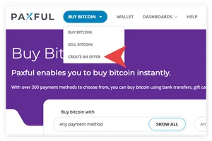 Paxful Buy Bitcoin Platform Interface PNG image
