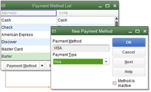 Payment Method Software Screenshot PNG image