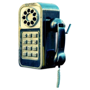 Payphone Vintage PNG Cal PNG