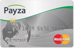 Payza Master Card A T M Card PNG image