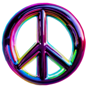 Peace Sign In Bubble PNG 91