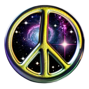 Peace Sign In Space Png Mwo44 PNG image