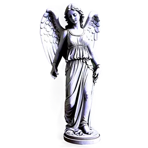 Peaceful Angel Statue Png 83 PNG image