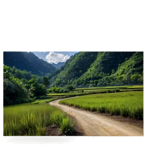 Peaceful Countryside Trail PNG Hfu