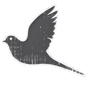 Peaceful Dove Silhouette Png Vyx PNG image