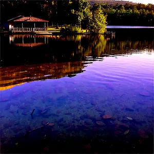 Peaceful Lake Dock Png 89 PNG image