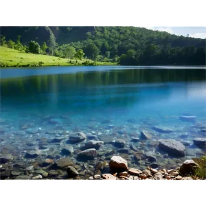 Peaceful Lake Land Png Bon30 PNG image