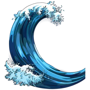 Peaceful Ocean Wave Png 05042024 PNG image